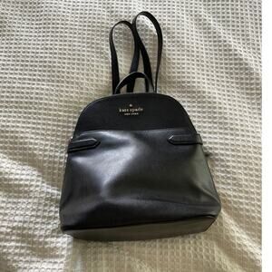 Kate Spade Medium Backpack Black Preloved EUC
